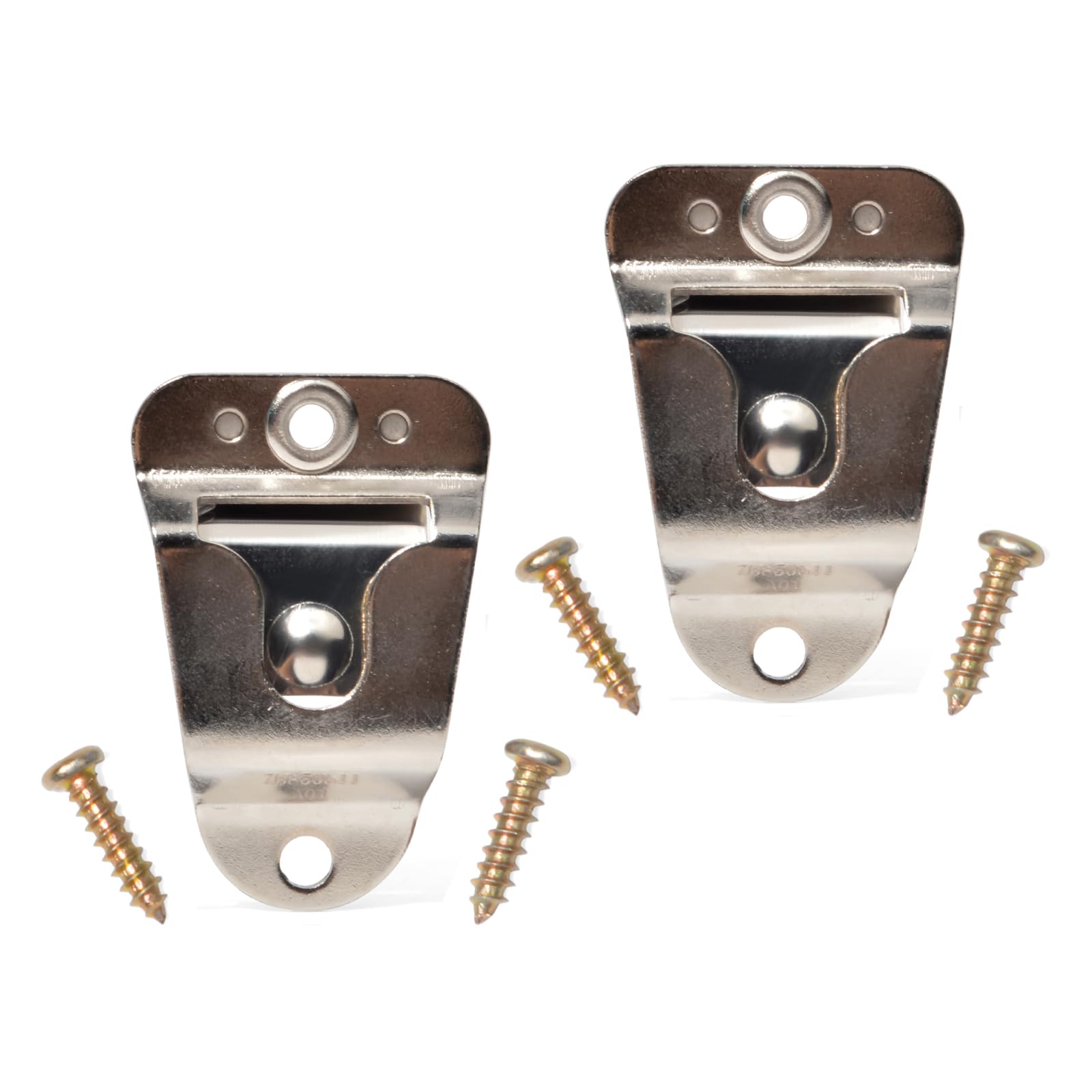 HYS CB, Amateur & PMR Mobile Radio Mic Holder, Microphone Mounting Brackets, Clip Hang Up Clips with Screws (2 Pcs, Type-1)