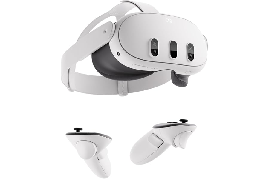 Meta Quest 3 512GB | VR Headset — Thirty Percent Sharper Resolution — 2X Graphical Processing Power — Virtual Reality Without Wires — Access to 40+ Games with a 3-Month Trial of Meta Horizon+ Included
