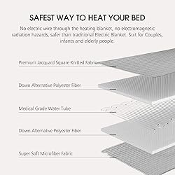 MERRY HOME Water Heated Mattress Pad, Electric