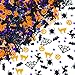 Halloween Party Table Scatter Confetti - Pumpkin Spider Webs Foil Metallic Sequins Confetti Trick or Treat Party Sprinkles Confetti Decorations, 60g