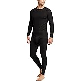 Andrew Scott Men's Traditional Waffle Thermal Top & Bottom Set | Cotton Blend Base Layer Shirt -Long John Underwear