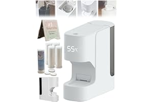 AOREK Hot Face Towel Heater Machine, Disposable Towel Heater, Auto Dispensing Compressed Towels Wamer for Spa Home Salon, 55°C Constant Temperature, Smart Voice Alerts, 5-Second Warmth (80PCS Towels)