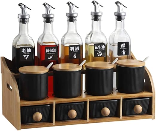 Amazon.de: Mehrzweck-Gewürzglas-Set aus Keramik Gewürzglas-Set für die