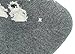 Lovful 2 Pairs Women's Animal Pattern Casual Cotton Socks,Grey