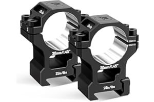 DISCOVERYOPT Precision Scope Rings, Precision Pre-lapped Riflescope Mounts for Picatinny Rails