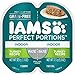 IAMS PERFECT PORTIONS Indoor Adult Grain Free* Wet Cat Food Paté, Turkey Recipe, (24) 2.6 oz. Easy Peel Twin-Pack Trays