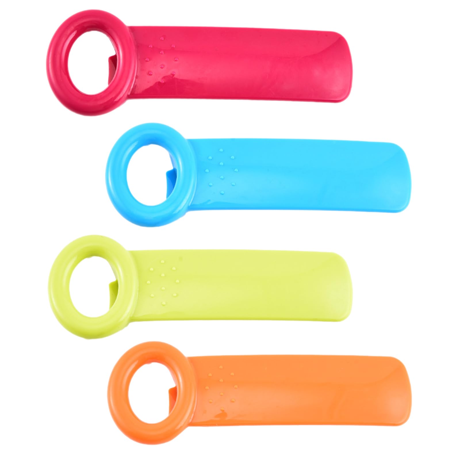 Acpetdr Bottle Opener Beer Bottle Openers, 4 Pieces Flat Bottle Opener Steel Beer Opener Bar Bottle Opener for Kitchen Bar Restaurant