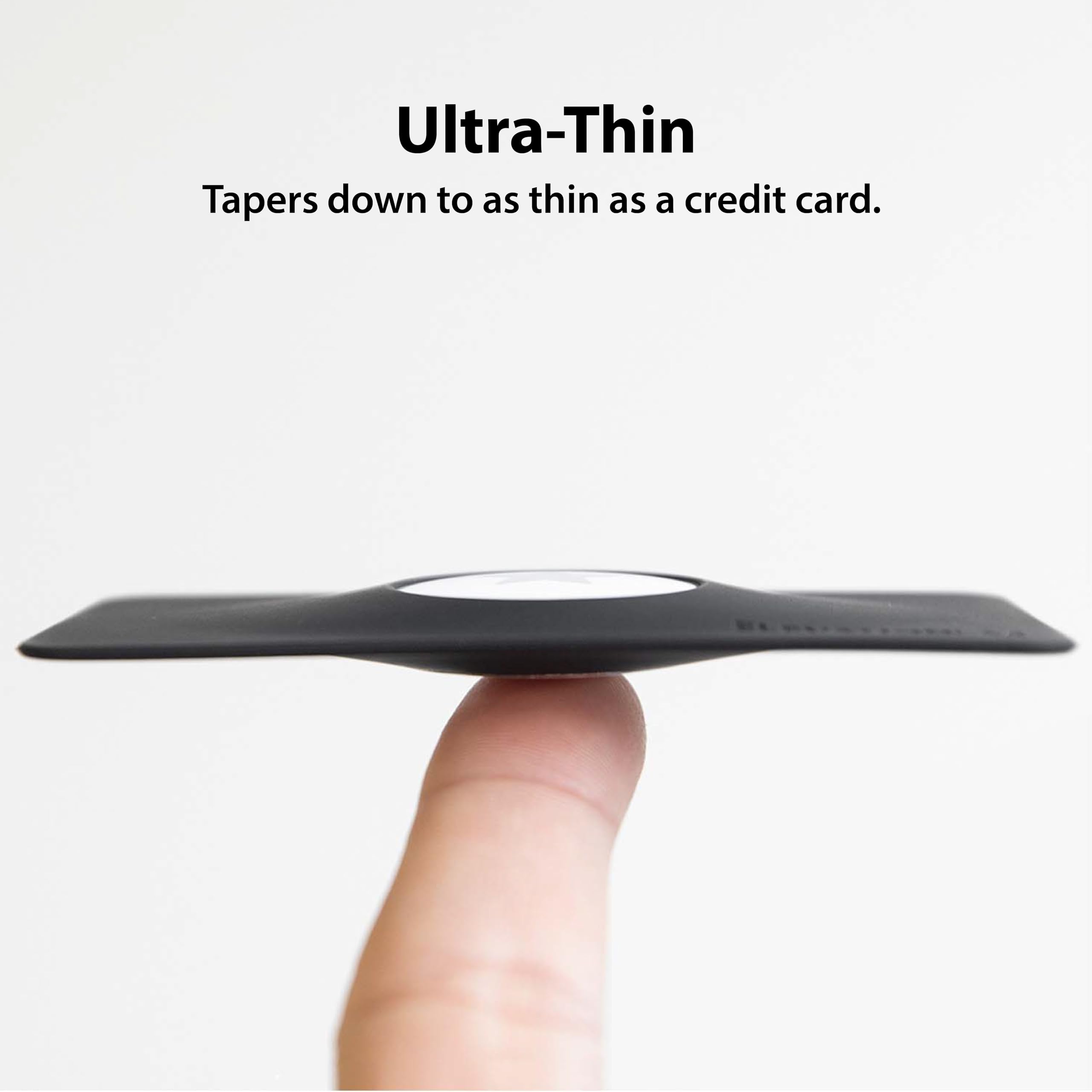 TagVault™ AirTag Wallet Holder - The Thinnest AirTag Wallet Card Insert | Flexible, Stays Hidden, Patent Pending | Elevation Lab