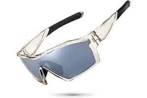 Meeloog Sports Sunglasses for Men & Women, UV400 Sport Sun Glasses for Cycling, Running & Pickleball