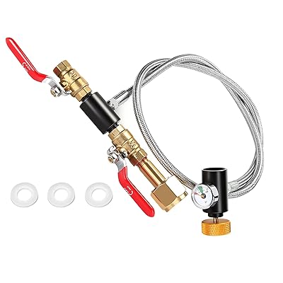 Buy Wadeo Cga3 G1 2 Co2 Cylinder Refill Adapter With 36 Inch Hose And Gauge Co2 Refill Station Connector Kit For Soda Maker Filling Sodastream Tank Online In Turkey B08crpgz5c