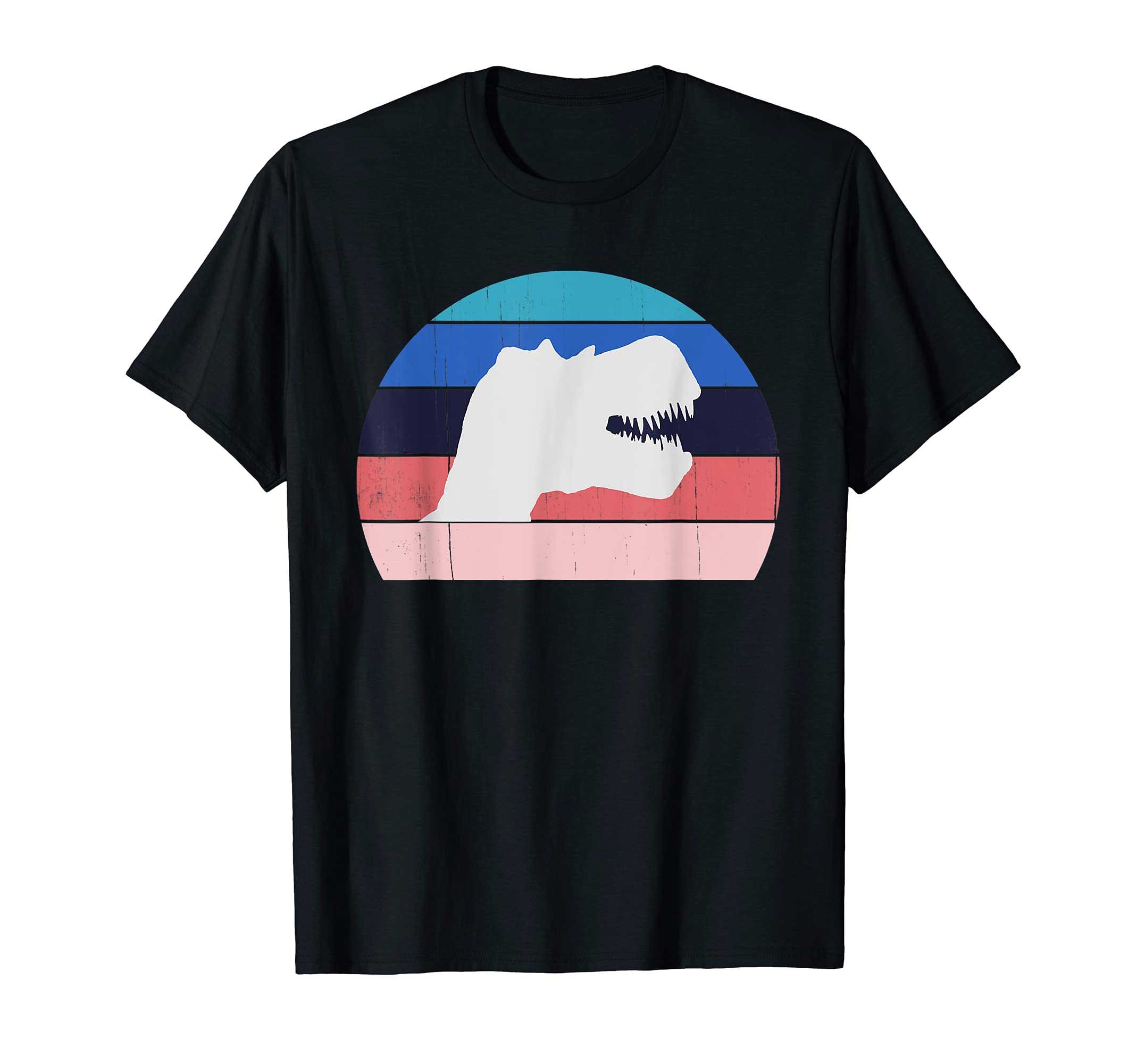 Cool 80s Retro Dinosaur - Great Dino / T-Rex TRex Sunset T-Shirt