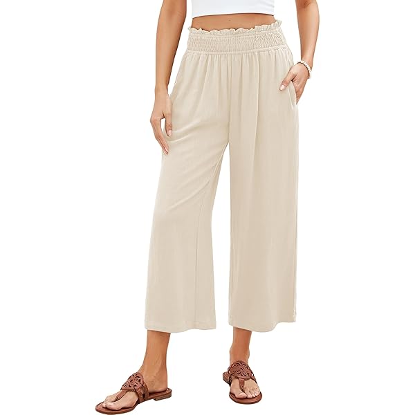 Liverpool Los Angeles, Women's, Pleated Crop Mid Rise Trouser with