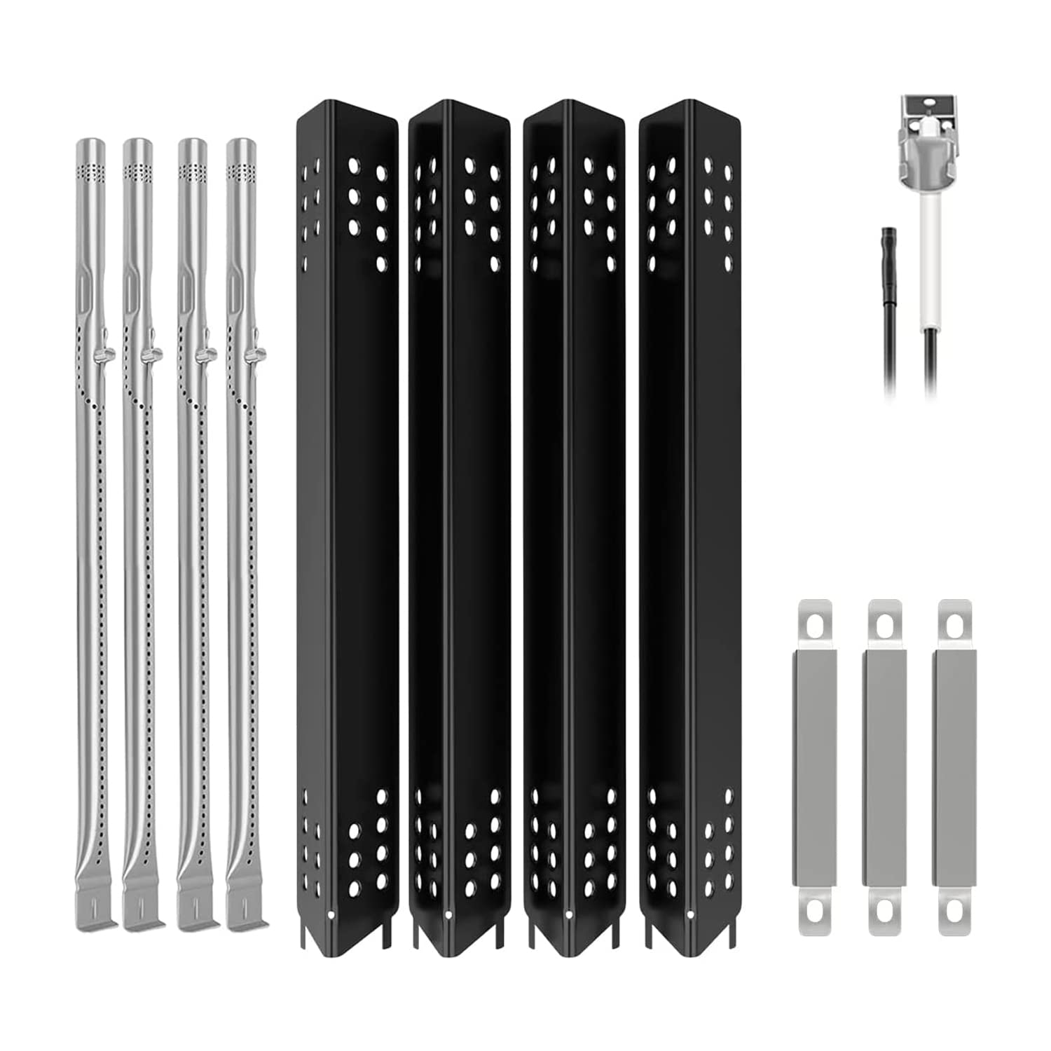 Photo 1 of BMMXBI 463343819 463344116 Grill Parts Kit Replacement for Charbroil Advantage 463280019 G3610003W1 G4328M00W1 Performance Grills 463280219 463280419 Heat Plate Shield Burner Tube