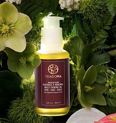 Vegan Skin Moisturizer 3.04 ounces. Brazilian Glow Radiance and Renewal Oil. Natural Anti Aging Multi-Tasking Oil for Face, Hair, Skin, and Nails. Antioxidant and Vitamin-Rich