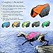 VIVAGLORY Sports Style Dog Life Vest, Dog Life Jacket for Swimming & Boating, Ripstop & Buoyancy for Puppy Doggy, Lifejacket with Handle, M, Blue