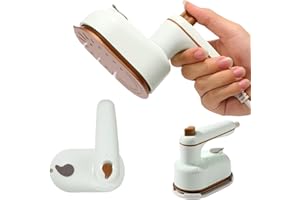 SHANGFEI Saker Plus Steam Iron - Portable Steam lron with Anti-Scalding Base, 2 In 1 Handheld Portable Mini Travel Saker Plus SteamIron,Travel&Home Iron for Clothes (Green)