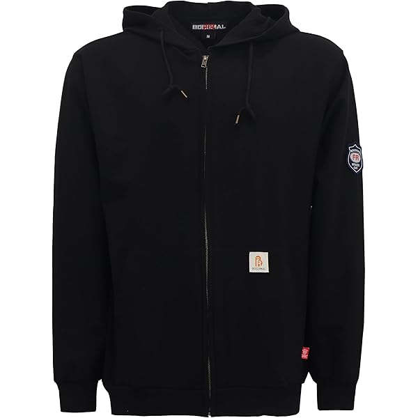 Amazon.com: BOCOMAL FR Sweatshirt FR Hoodie Zipper Front10.5oz
