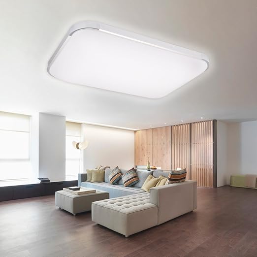 title=AGM Plafoniera LED Dimmerabile 96W Ultra Sottile Lampada Moderna ed Elegante
