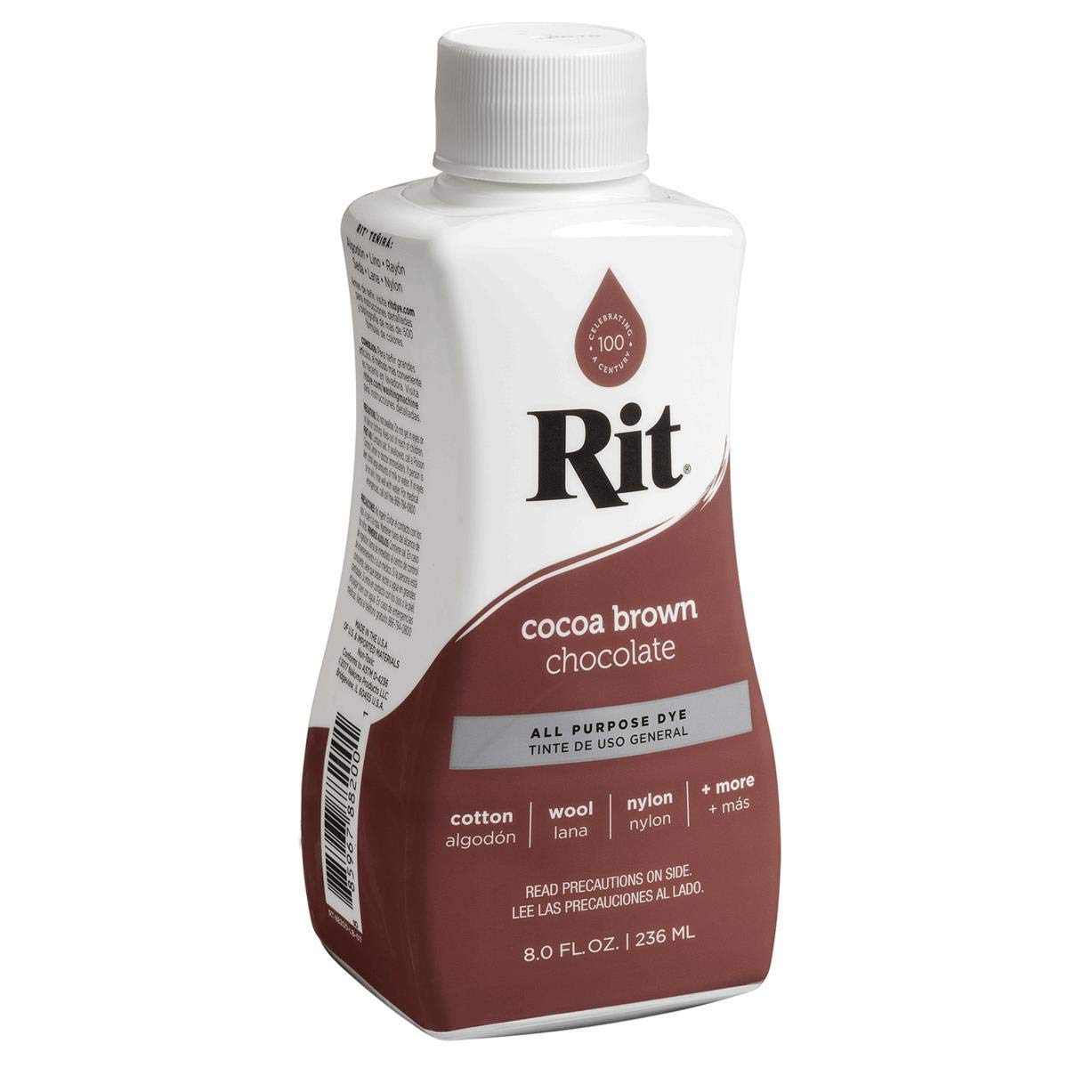 Rit Liquid Fabric Dye Cocoa Brown 236ml