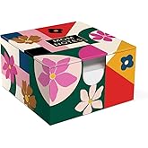 Lady Jayne Modern Mom Geo Flora, Memo Note Box With Pen, 275 Sheets (83367)
