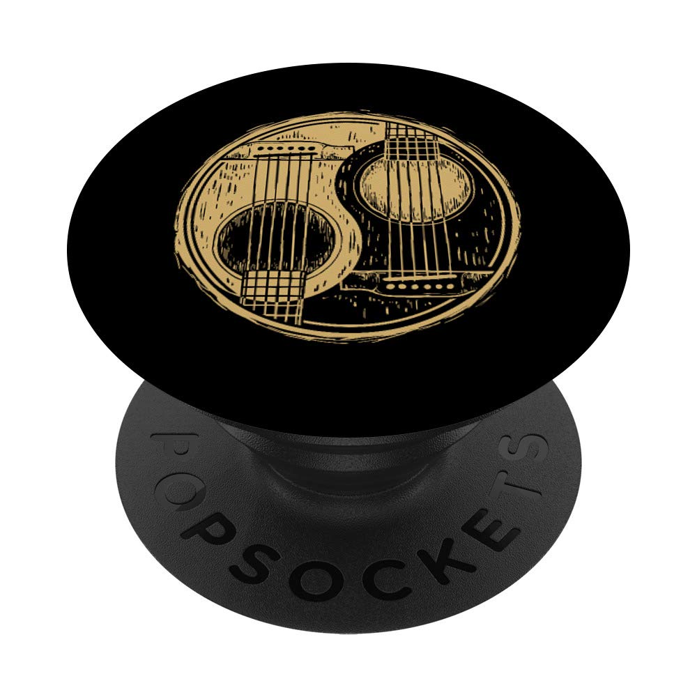Acoustic Guitar Gift For A Guitar Player PopSockets PopGrip: Swappable Grip for Phones & Tablets