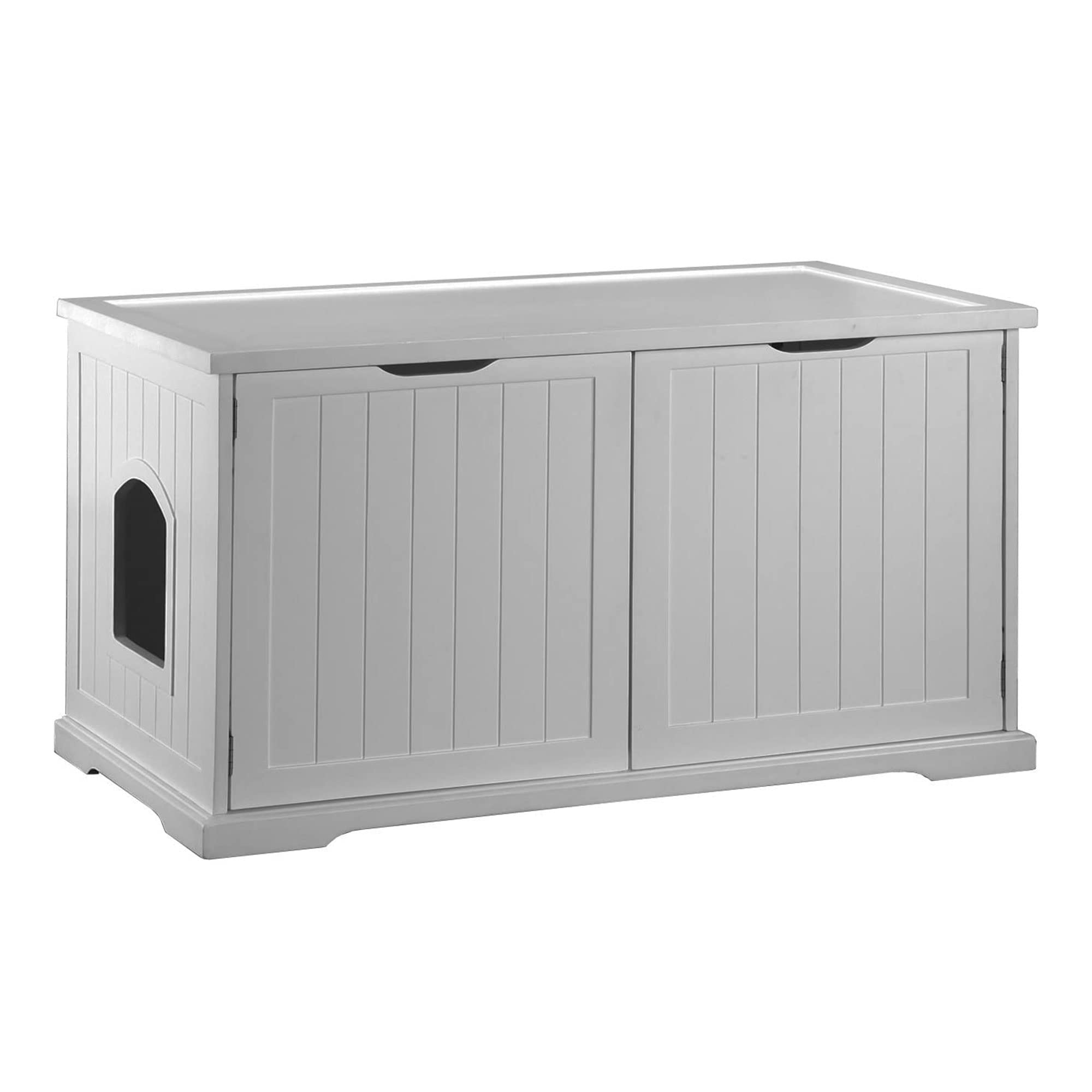 Merry Products Cat Washroom Bench, White Image