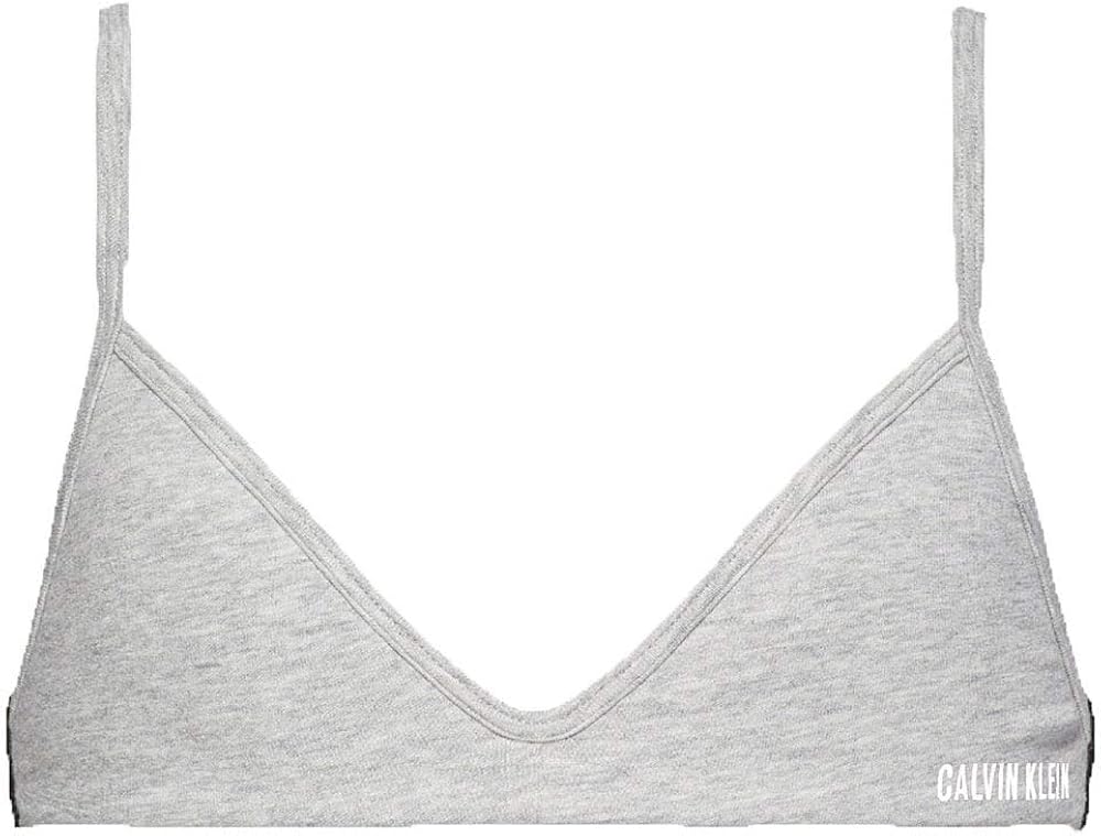 calvin klein grey triangle bralette