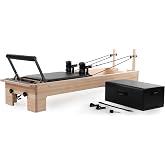 Studio Reformer with Revo Footbar, Balanced Body Pilates Reformer Machine | Studio-grade Pilates equipment built for home gym or professional studio use.