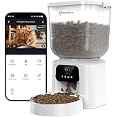 Automatic Cat Feeder with Camera, 5L Timed Cat Food Feeder,2-Way Audio & App Remote Control,Desiccant Bag,Auto Pet Dispenser for Cats and Dogs