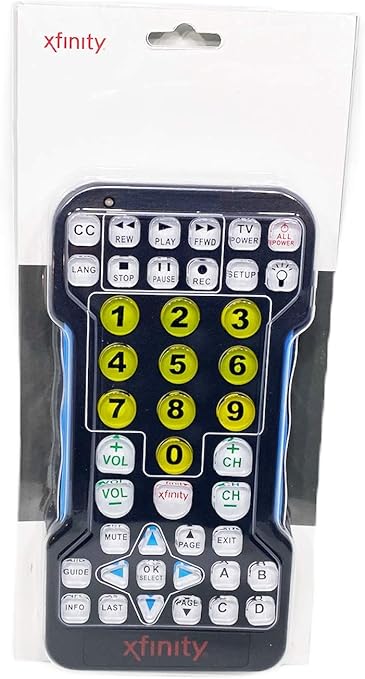 Amazon Com Xfinity Large Button Remote Control Control All Xfinity Comcast Set Top Boxes Huge Home Audio Theater