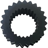 Zpcia 8JE Sleeve Coupling Sure Flex Coupling,Sleeve Coupler Elastomer | Solid Design 8JE Coupling Insert for S-Flex Series 5.06" OD, 2.95" ID, 2.5" Height, 1135 in-lbs Nominal Torque ﻿Solid Design