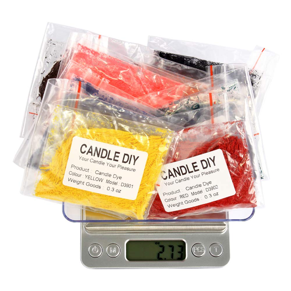 Wax Dye 8 Colors Candle Natural Dye Blocks For Candle Making, Multi