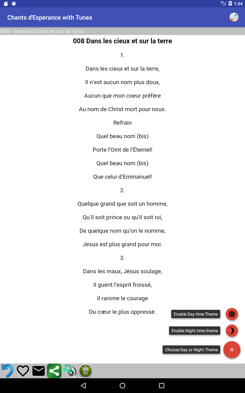 Chants D'Esperance with for Android