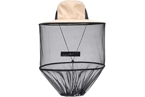 Fishing Cap Outdoor Sunscreen Bee Protection Foldable Casual Protection(3) Beige