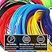 Aokin 3D Pen Filament Refills,3D Printer Filament,3D Printing Filament 1.75mm PLA Filaments Pack of 12 Different Colors(2 Glow, 1 Transparant, 9 Common), Each Color 5 Meters, Total 60 Meters