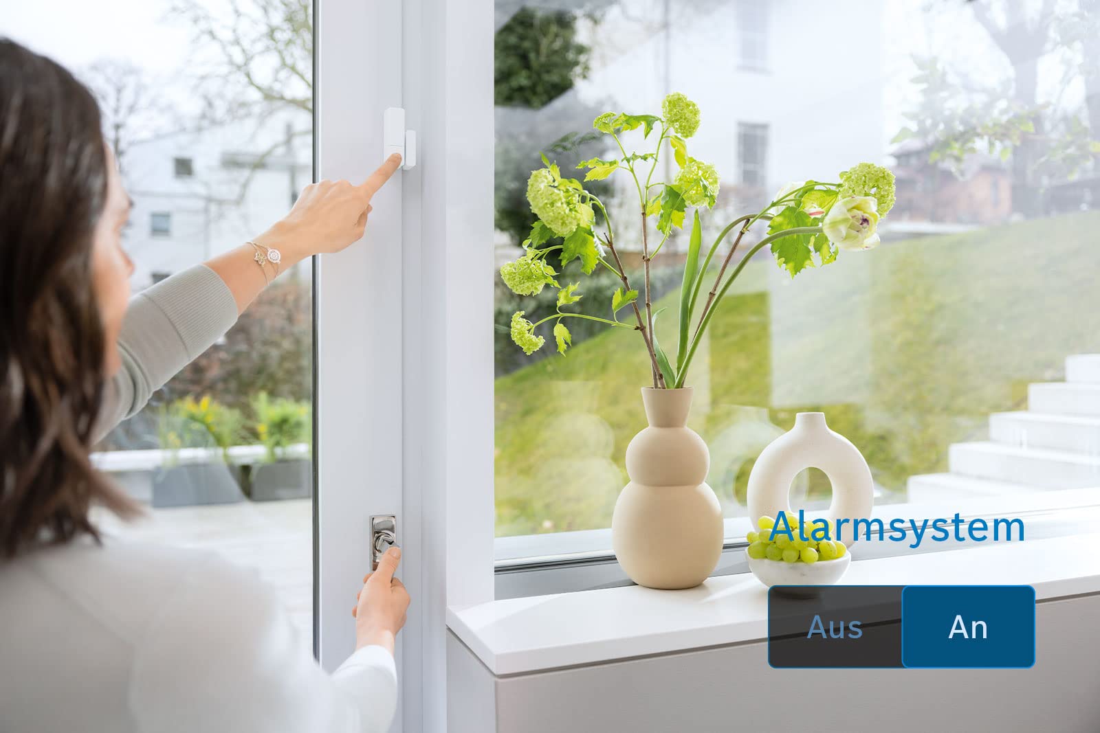 Bosch Smart Home Tür-/Fensterkontakt II Plus, Einbruchschutz mit smartem Sensor zur Erschütterungserkennung, kompatibel mit Amazon Alexa und Google Assistant, 2er-Set 3