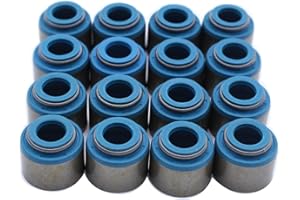 SHLPDFM 16 PCS/SET Valve Seals 0.313 X 0.500 Compatible with GM Small Block LS1 / LS6 engines and 4.8L, 5.3L, 5.7L, 6.0L, 6.2L & 7.0L truck, SUV and Corvette engines