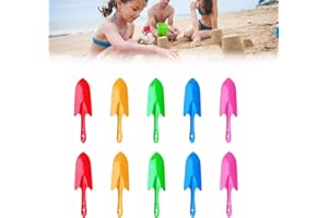 FEUNU Mini Colorful Garden Hand Shovel, Metal Sand Shovels Tools for Kids Rust Resistant Spade Shovel for Planting, Transplanting, Weeding, Digging, Beach