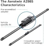 Bosch Aerotwin A298S Front Windscreen Wiper Blades Set of 2 600/500 mm UK Only view 6