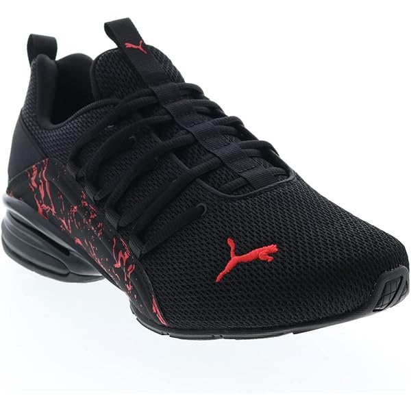 Amazon.com | PUMA Axelion City Escape Puma Black/High-Risk Red