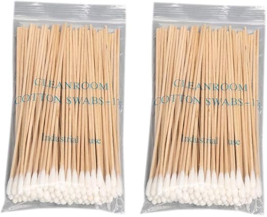 Amazon Com Nabian Cotton Swabs 200pcs 15 Cm Wooden Handle Cotton