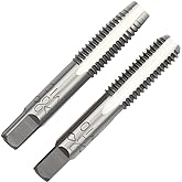 Aceteel M10X1.5 Metric Hand Thread Tap Right Hand | M10 X 1.5 Hand Tap 1Pair, Made of Alloy Tool Steel, Includes a Taper Tap and a Plug Tap, Used for Cutting Internal Threads