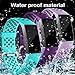 Maledan Bands Compatible with Fitbit Charge 3, Replacement Accessories Breathable Sport Band Wristbands with Air Holes for Charge 3 and Charge 3 SE, 3-Pack, Teal/Plum/Lavender, Large