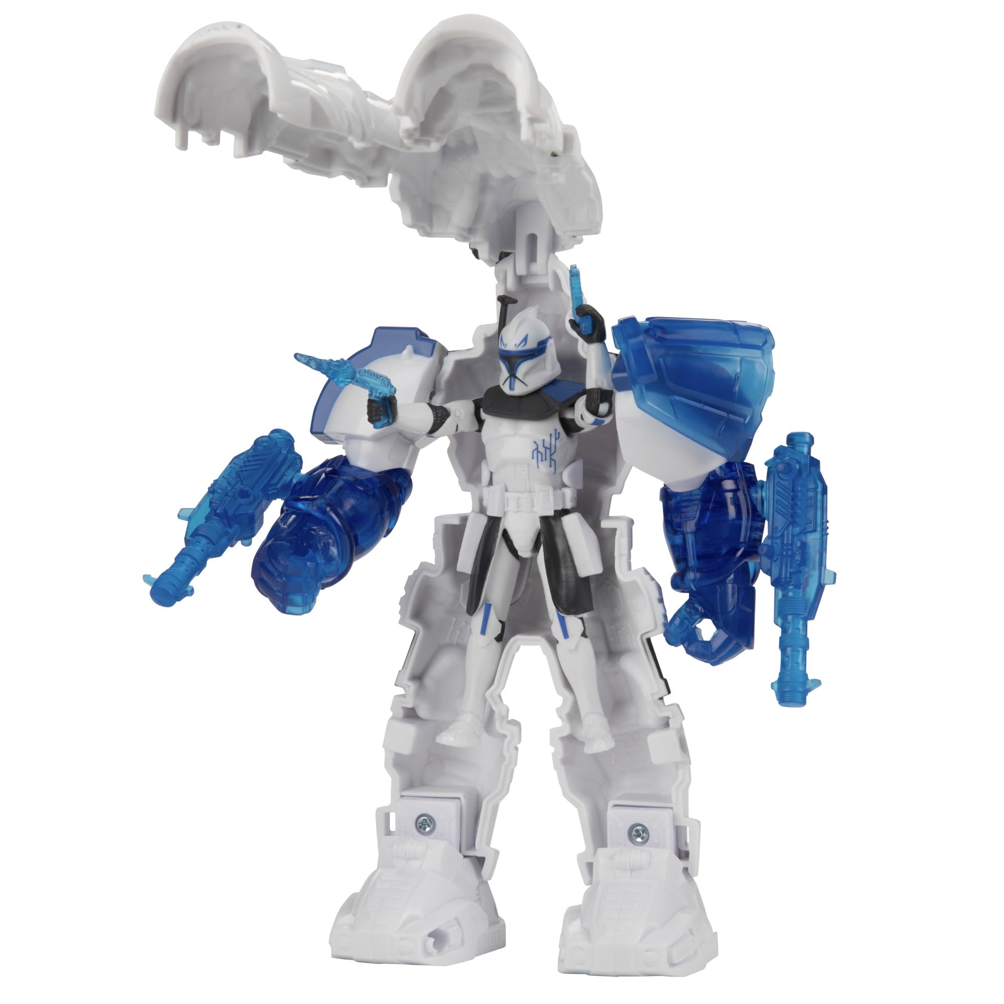 STAR WARS Epic World of Action Clone Captain Rex Mech Force Suit, 6.5-Inch Mech Suit & 4-Inch Action Figure, Toys for Boys & Girls, Christmas Stocking Stuffer Gifts, Ages 4+ (Amazon Exclusive)