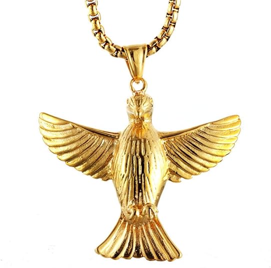 Mens Necklace,Jewelry Pigeon Pendant Vintage Necklace Men And Women Animals Stainless Steel