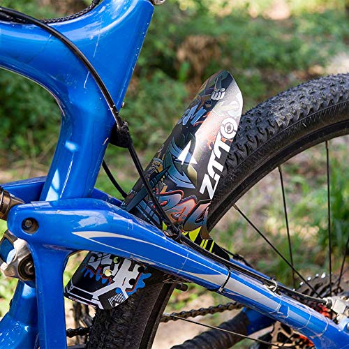 Bicycle Fenders, MTB Bicycle Color Front and Rear Mud Guard Cycling Accessories for Road Bike/Fat Bike/Mountain Bike