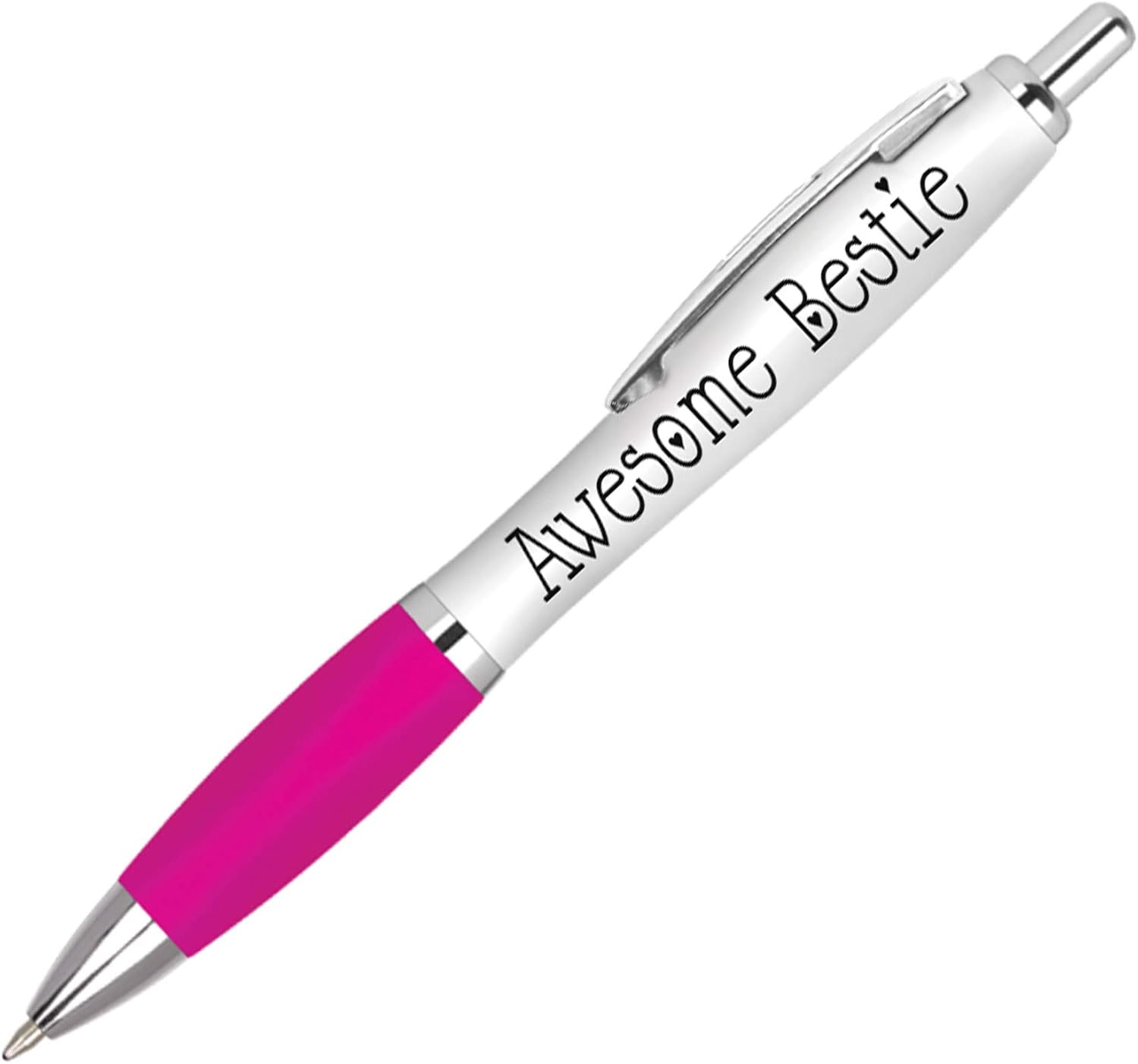 1 x Hot Pink Bestie Pen - Best Friend Birthday Christmas #UV0003