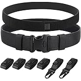 KRYDEX Duty Belts Law Enforcement 2 Inch Police Belt Nylon Duty Belt with Belt Keepers