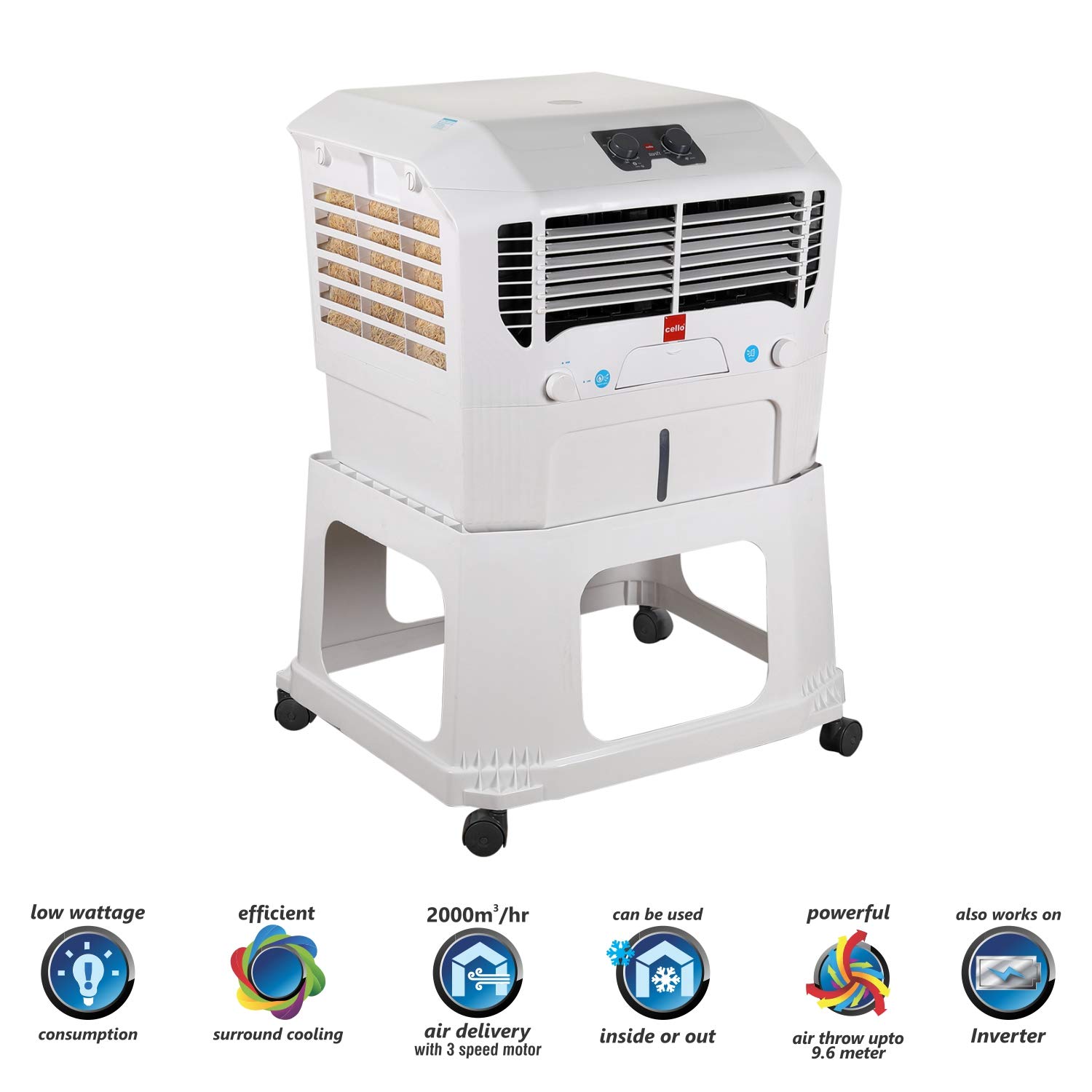 cello swift 50 ltrs window air cooler