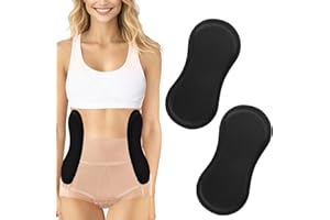Lyreh 2pcs Abdominal Side Compression Boards, 11.81x5.51x0.47in Sponge Material Lipo Foam Lateral Protectors for Post Surgery Recovery Waist Filling Skin Anti-Sagging(Black)